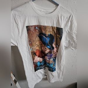 Dr Stone anime hot topic white Tshirt medium